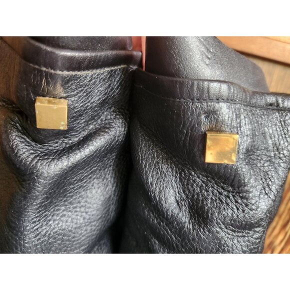 Stuart Weitzman Black Over the knee Leather Boots Size 8.5M - Picture 11 of 14